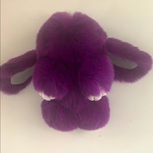 Real Rabbit fur keychain